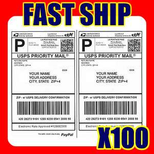   Mailing Shipping Label for USPS Click N Ship UPS Fedex DHL  Paypal