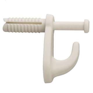 Crown Bolt White 3/4 In. X 1 5/8 In. Anchor Hanger Cupped Hook (4 