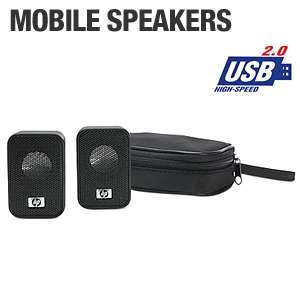 HP FS944UT Mobile Audio Speakers   USB Powered, Lightweight at 