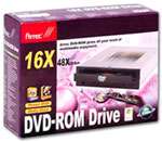 Artec DHM G48 / 16x DVD ROM / Cyberlink Software / DVD Drive at 