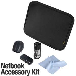 Ultra Essentials Netbook Accessory Bundle   Up to 10.2 Netbook Slip, 2 