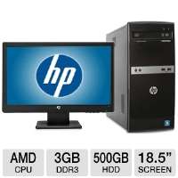 HP 505B B2C02UT Windows 7 Professional Desktop PC and HP LV1911 18.5 