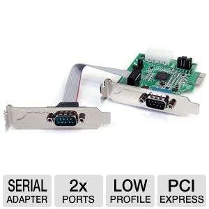 StarTech PEX2S952LP RS232 Serial Card   2 Port, PCI Express, Low 