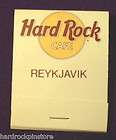 reykjavik iceland hard rock cafe matchbook $ 2 50 see suggestions
