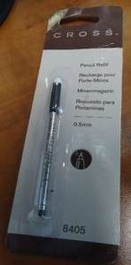 Cross 0.5mm Pencil Lead & Eraser Refill 8405 1 ea  