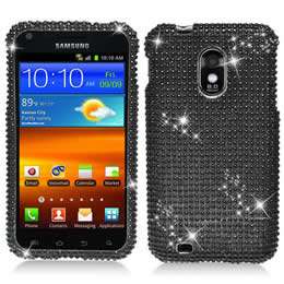 Black Bling Hard Case Cover for Sprint Samsung Epic 4G Touch D710 