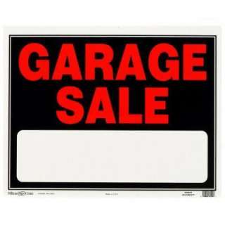   19 In. Plastic Day Glo Garage Sale Sign 840032 