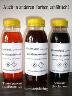 Gitarrenlack Geigenlack Antike Geige Gitarre Lack 250ml  TRANSPARENT 