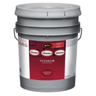   Premium 5 Gallon Flat Interior Paint GLN9000 05 