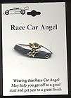 Race Car Guardian Angel Pin NASCAR Track Racing  