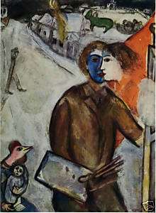Marc Chagall Entre Chien et Loup Photogravure Print  