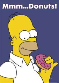 The Simpsons Homer mit Donut Film Poster H57  