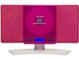 .de: Denver Design CD Kompaktanlage Radio Stereoanlage Uhr pink 