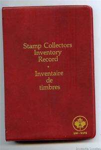 STAMP COLLECTORS INVENTORY RECORD BOOK   LOOSE LEAF  