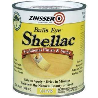   Clear Shellac Traditional Finish and Sealer 00304H 