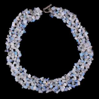 Opal Woven Chips Loose Beads Necklace GEM 18 FE078  