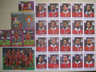 Euro 2012 EM Panini Sticker Portugal komplett alle 30 Sticker  
