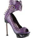 Purple Studded Womens Heels    