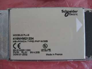 Modbus Plus 416NHM21234 MB+PCMCIA modicon adapter card+  