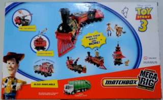 Disney Toy Story 3 Matchbox Mega Rig Western Building System Train New 