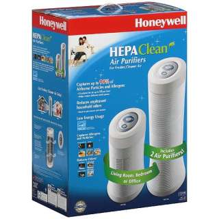 NEW Honeywell COMBO Pack HEPA Clean Air Purifiers 2 PK!  