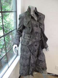 NWT Diane Von Furstenberg Militette Coat 10 $695  