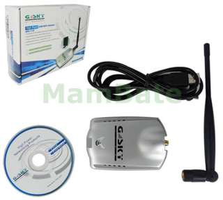 500mw GSKY USB wireless adapter WiFi w/ 5dbi antenna  