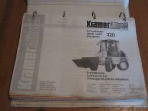 Ersatzteilliste Parts Catalog für Kramer Radlader 320  