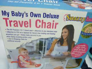 Snazzy Baby My Babys Own Deluxe Travel Chair BABY NAVY NEW  