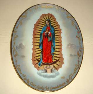 Hector Garrido Visions OUR LADY OF GUADALUPE Plate  