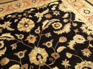 10x14 Handmade Carpet Natural Vegetable Dye Hand Spun Wool Sultanabad 