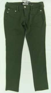 Women Vanilla Star Jeans Soft Green Ultra Stretch SZ 11  