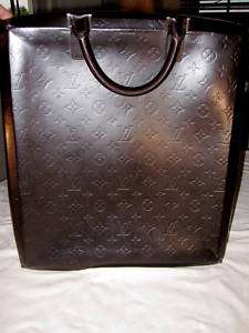 Louis Vuitton Elvin Glace Hard Leather Laptop Briefcase  