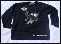 San Jose Sharks Logo NHL Ice Hockey Fan Jersey Shirt XL  