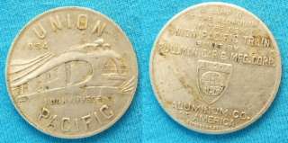 Token 1934 Lucky Coin Union Pacific/Alcoa  