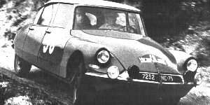 CITROEN DS ID19 RALLYE LIEGE SOFIA LIEGE 1962 RALLY CAR  