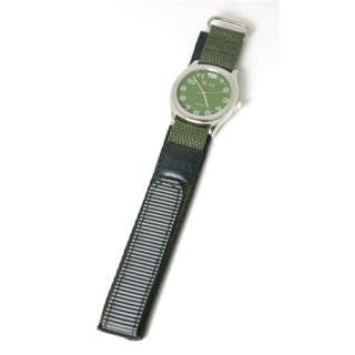 BOXX Gents Khaki Dial & Khaki Velcro Strap Watch  