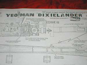 PLAN 50 Dixielander class A nos gas model A great one  
