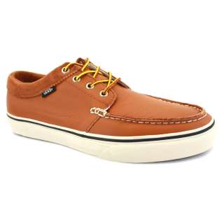   Vans 106 Moc Leather Lace Up Trainers Brown