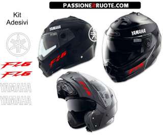   modulare casque helmet CABERG Duke Black moto + kit adesivi Yamaha FZ6