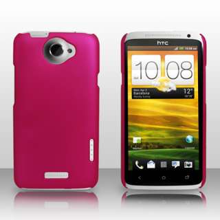 HYBRID HARD BACK CASE COVER FOR HTC ONE X + SCREEN PROTECTOR  