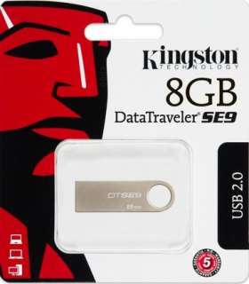 Kingston 8GB Data Traveler Champagne SE9 USB Pen Memory Flash Drive 