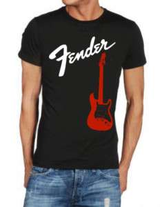 Shirt FENDER 3   Chitarra strumenti tutte le taglie  