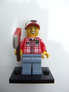Lego 8805, series 5, minifigure Lumberjack (Open)  