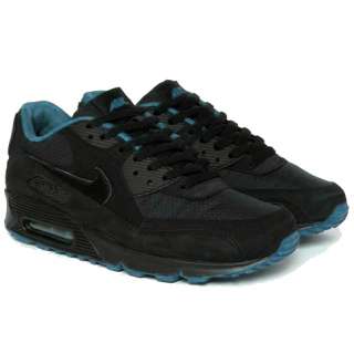 Nike Air Max 90 Running Shoes/Trainers Black/Football Blue Mens Size 