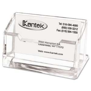  Kantek Clear Acrylic Business Card Holder KTKAD 30: Office 