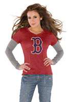 Boston Red Sox Womens Shirts, Boston Red Sox Women long sleeve shirts 