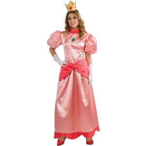 Super Mario Bros.   Deluxe Princess Peach Adult Costume, 69259 