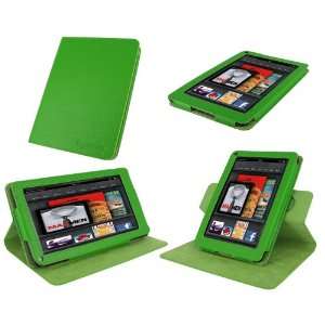   Leather Folio Case Cover for  Kindle Fire 7 Inch Android Tablet