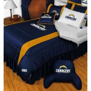  San Diego Chargers NFL Bedding   Sidelines Complete Set 